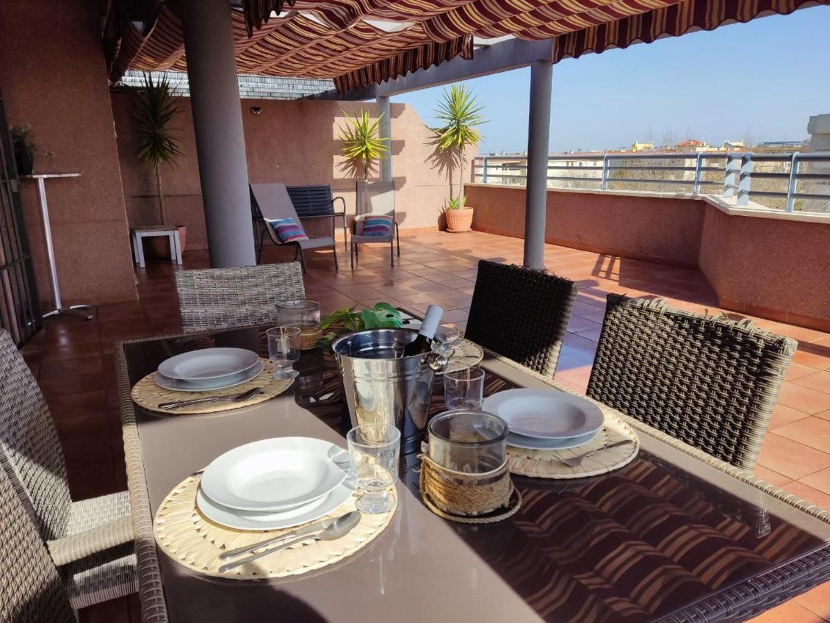 Apartamento ÁTICO TERRAZA 65m. Playa, piscina, A/C, Wifi Sanlúcar de Barrameda Exterior foto